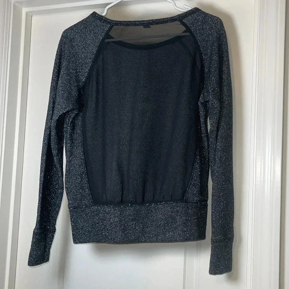 Aerie Sparkly Black Sweater - Size M - Picture 2 of 4
